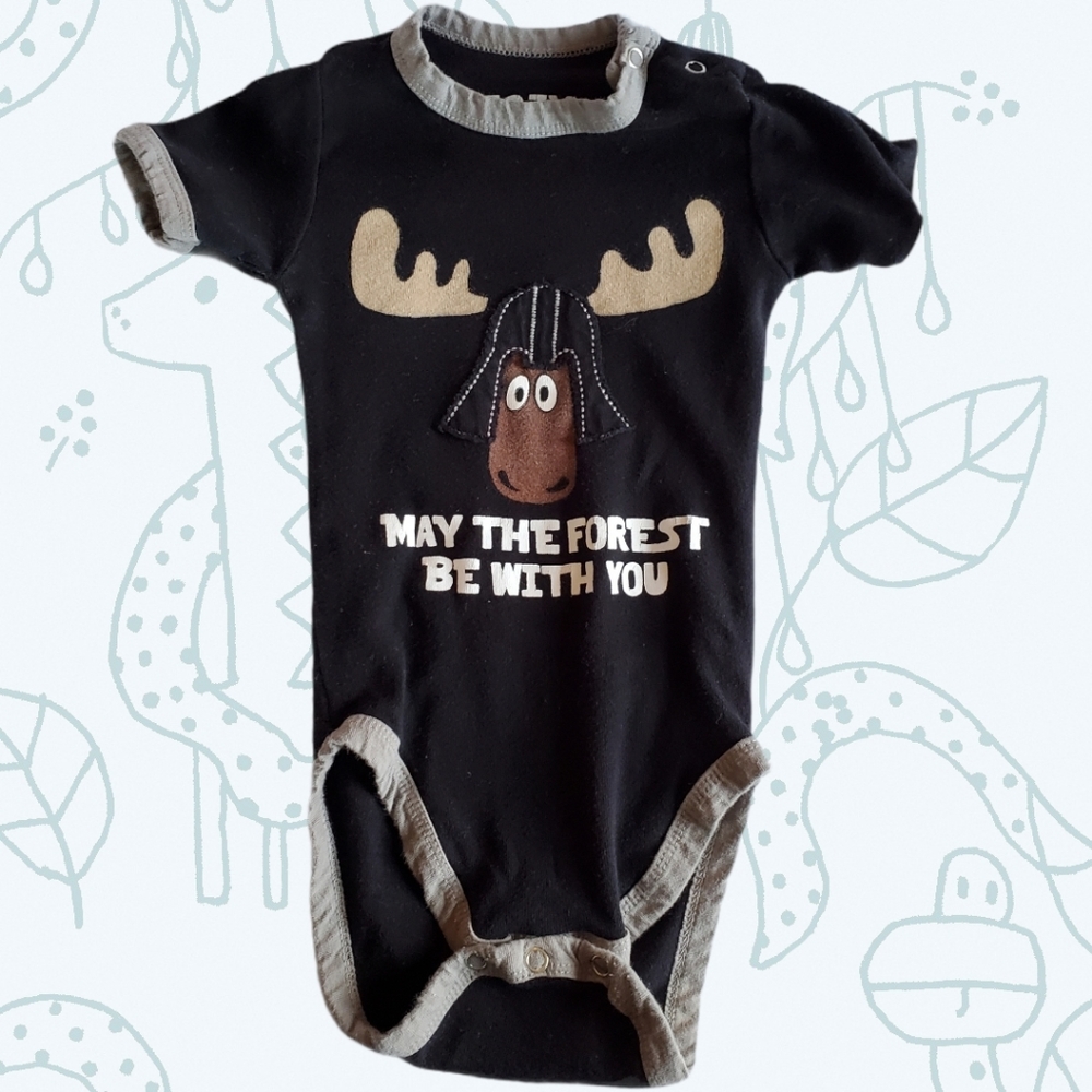 Lazy One May The Forest Be With You Creeper Onsie